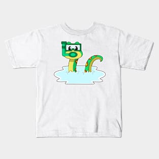 Snake Swimming Swimming goggles Kids T-Shirt